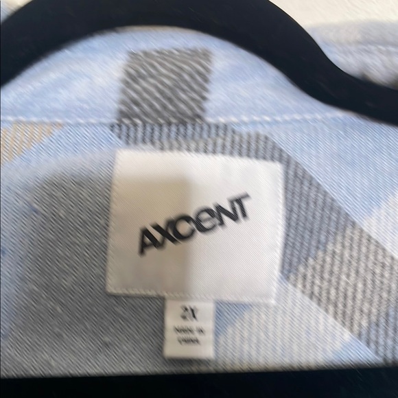 Casual Blue Plaid Women's Utility Jacket - Picture 2 of 4